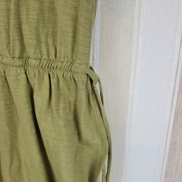 Old Navy 100% Cotton Sundress Mini Dress‎ Green Size Small - Picture 2 of 9